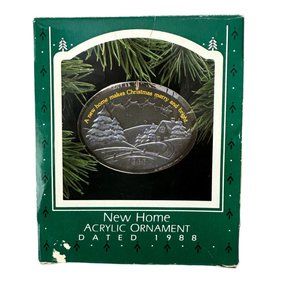 1988 Vintage Hallmark New Home Keepsake Christmas Ornament
